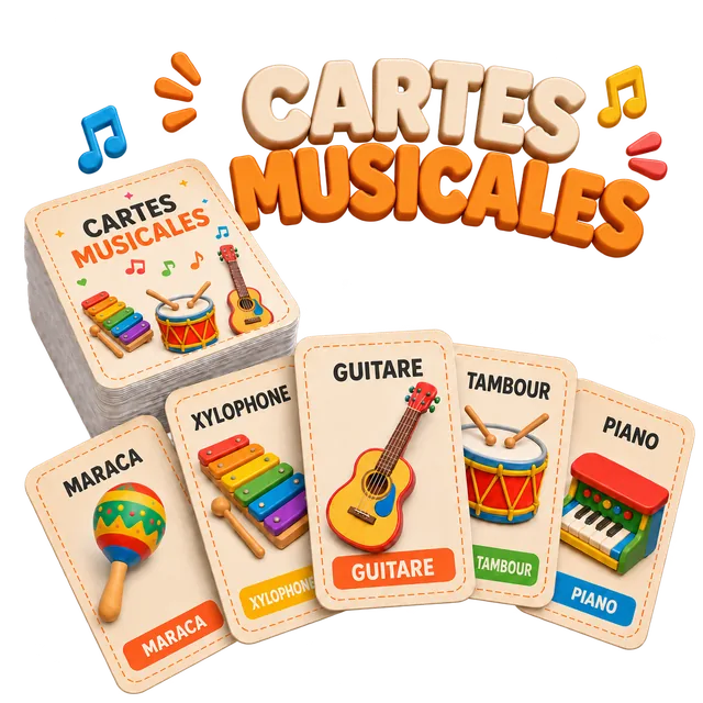 Cartes musicales illustrées